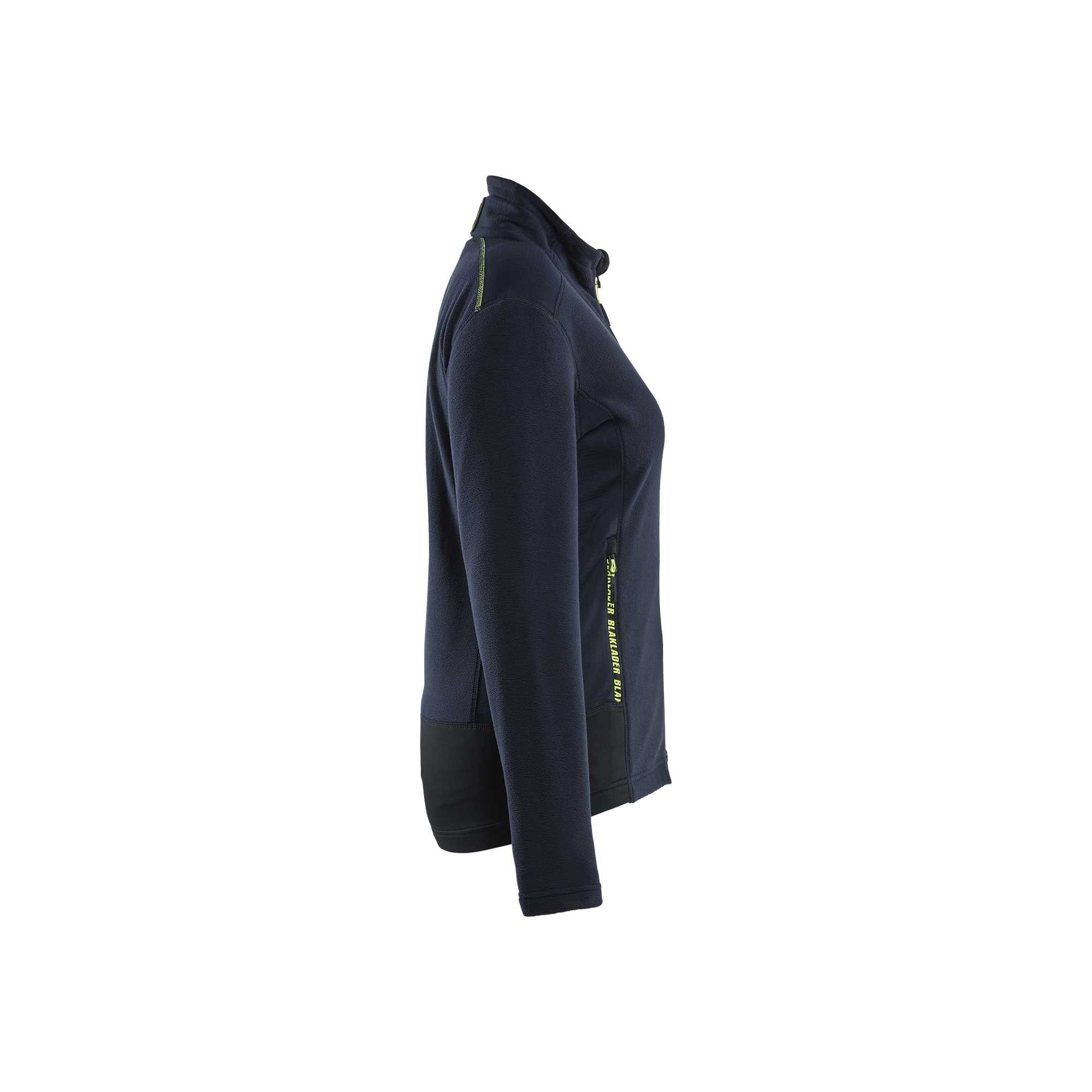 BLAKLADER 47661010 Women's Microfleece Jacket Hi Vis Reflective Work Jacket WOMEN - Antipilling